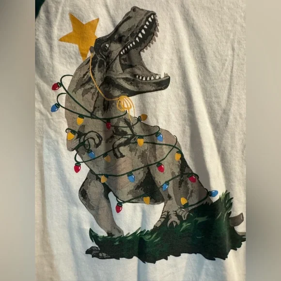 Bundle of 4 long sleeve Christmas Shirts, 4T - Picture 3 of 13